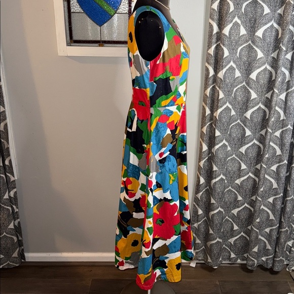 Emily & Fin Margot Midi Dress SZ Large - Picture 6 of 8